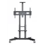 ONKRON TS1571-G Mobile TV Stand for 32-75 inch TVs, 50 kg Load Capacity, Graphite, Height Adjustable