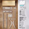 ONKRON TS1871-C Mobile TV Stand for 55-90 Inch Screens, Champagne, Height Adjustable, VESA up to 800x500, 90.9 kg Capacity