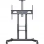 ONKRON TS1871-G Mobile TV Stand for 55-90 inch Displays, Graphite