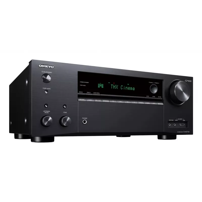 Onkyo TX-NR7100M2 9.2 AV Network Receiver 8K THX Wi-Fi Bluetooth Atmos Sonos Certified, Black