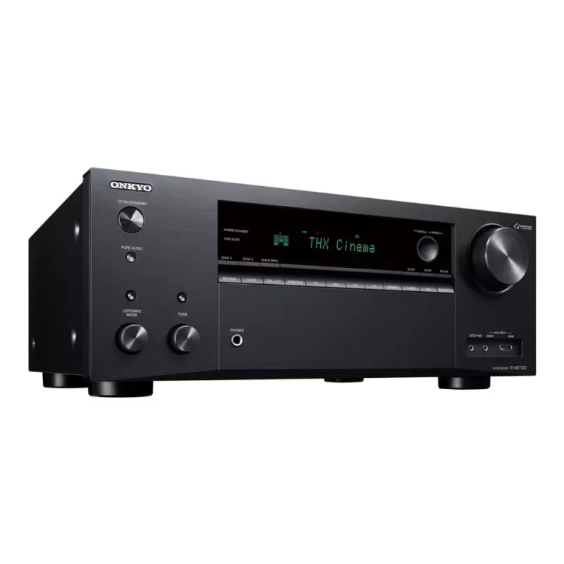 Onkyo TX-NR7100M2 9.2 AV Network Receiver 8K THX Wi-Fi Bluetooth Atmos Sonos Certified, Black