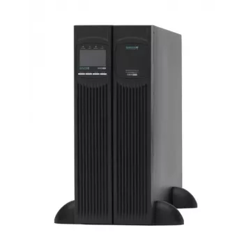 ONLINE USV XANTO 6000 UPS - 6000 VA / 5400 W - Online Double Conversion - Rack/Tower 3U - 2x C19, 4x C13, Terminal Block - USB, RS-232, Intelligent Slot