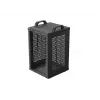 Open Rack 10 9U 280x300 Black Wall-Mount Open Frame Rack