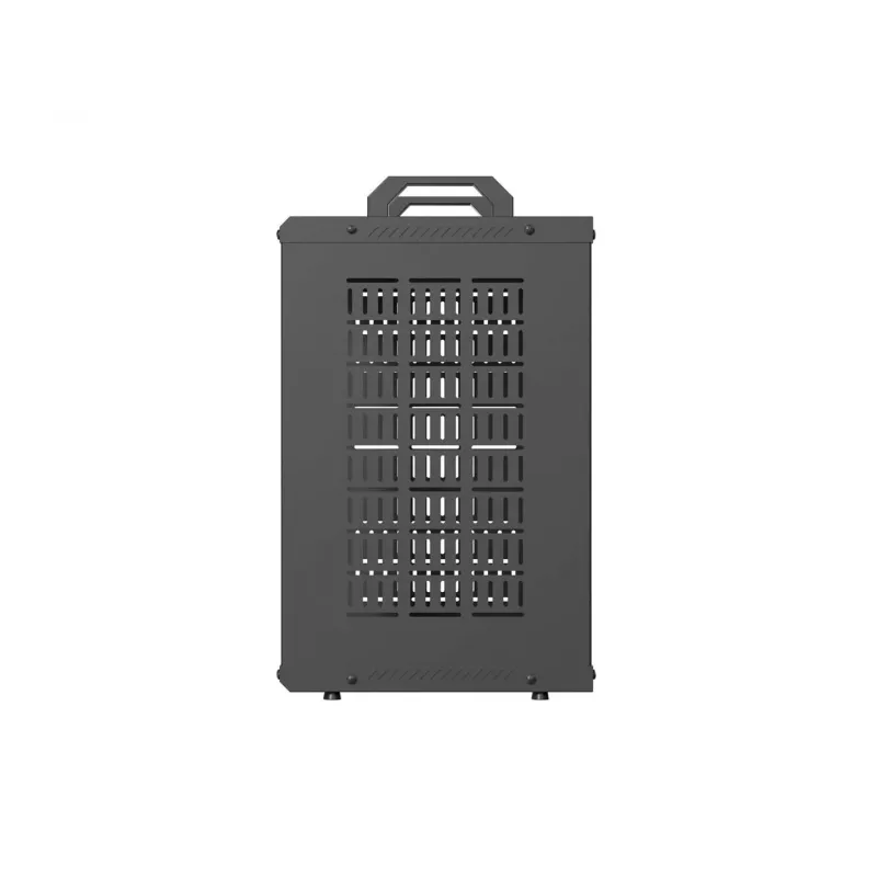 Open Rack 10 9U 280x300 Black Wall-Mount Open Frame Rack