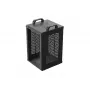 Open Rack 10 9U 280x300 Black Wall-Mount Open Frame Rack