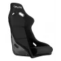 OPLITE GT Style Sim Racing Bucket Seat with Carbon Steel Frame - Black with Red Stitching