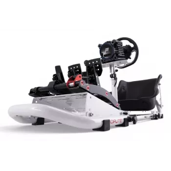 Oplite 104318 Racing Cockpit – Sim Racing Chassis with Adjustable Wheel and Pedal Mounts