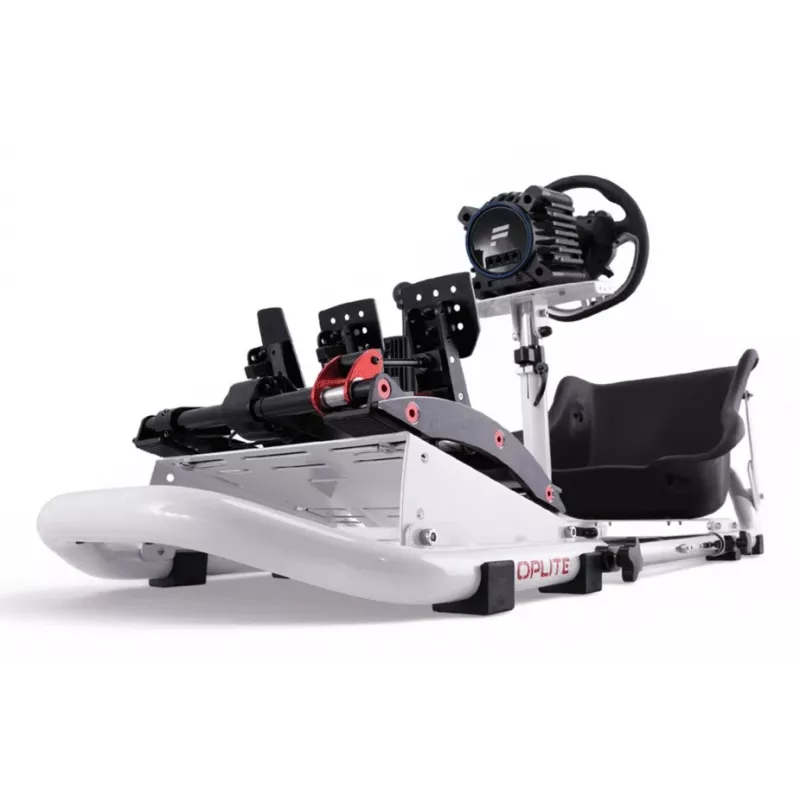Oplite 104318 Racing Cockpit – Sim Racing Chassis with Adjustable Wheel and Pedal Mounts