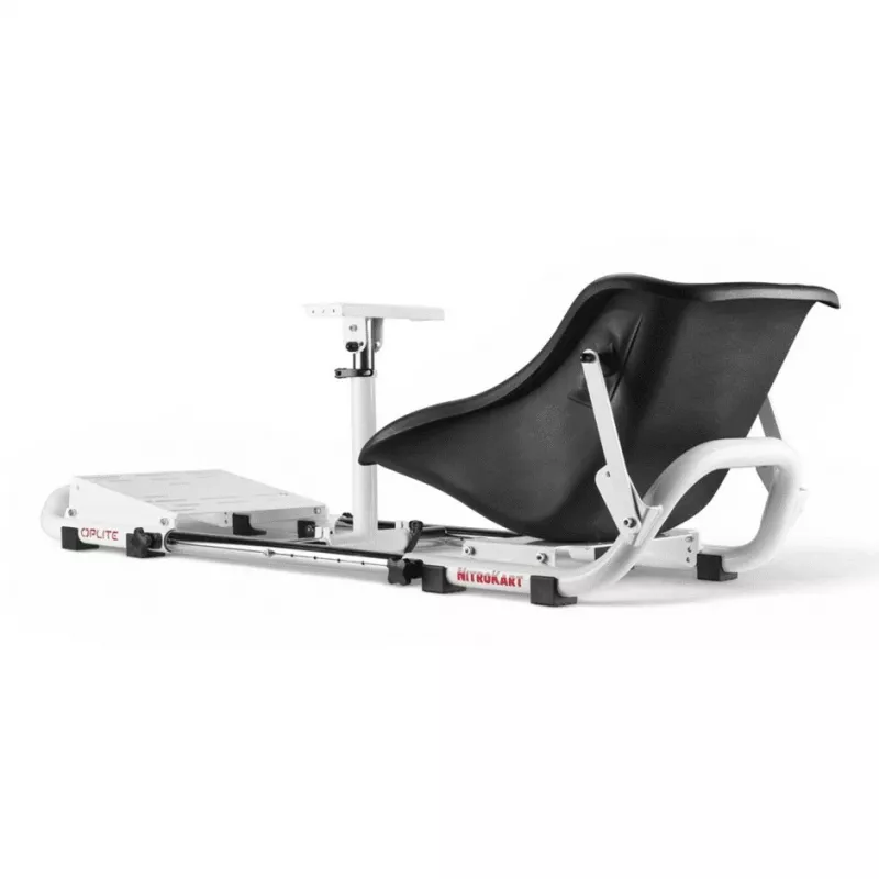Oplite 104318 Racing Cockpit – Sim Racing Chassis with Adjustable Wheel and Pedal Mounts