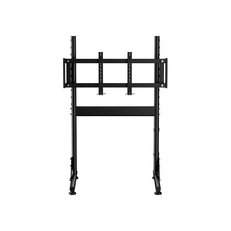 Oplite Nitrokart Monitor Stand V2 Black - Single Monitor Floor Stand for Flight & Racing Simulators, 49 inch Max, VESA 75x75 to 200x200, Height Adjustable 700-1000mm, Tilt/Swivel/Rotation, Steel