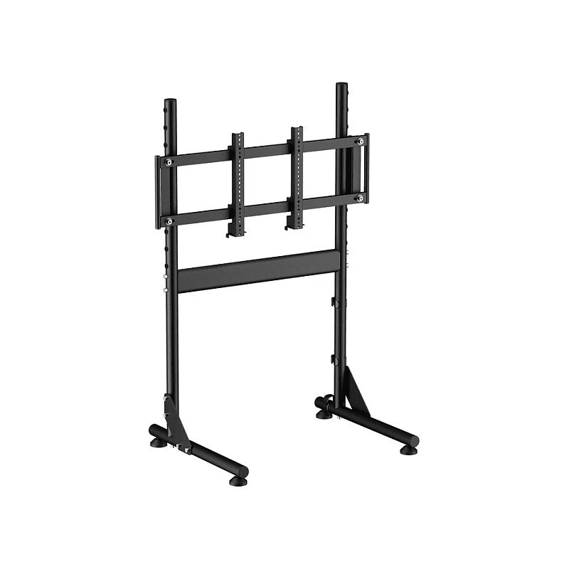 Oplite Nitrokart Monitor Stand V2 Black - Single Monitor Floor Stand for Flight & Racing Simulators, 49 inch Max, VESA 75x75 to 200x200, Height Adjustable 700-1000mm, Tilt/Swivel/Rotation, Steel