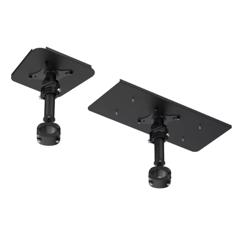 OPLite R8/S8 Cockpit Keyboard and Mouse Tray - Black Steel, Adjustable, Side-Mounted