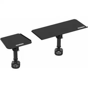 OPLite R8/S8 Cockpit Keyboard and Mouse Tray - Black Steel, Adjustable, Side-Mounted