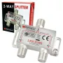 OPTICUM ANT0041 2-Way Satellite & Terrestrial TV Signal Splitter, 5-2400 MHz, F-Type, DC Pass