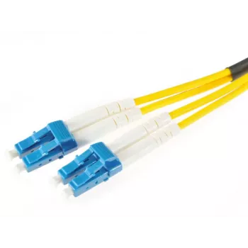 OPTIX Single-Mode Duplex Fiber Patch Cord LC/UPC to LC/UPC 3m LSZH Yellow