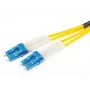 OPTIX Single-Mode Duplex Fiber Patch Cord LC/UPC to LC/UPC 3m LSZH Yellow