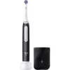 Oral-B iO White Clean Electric Toothbrush, Black/White with Travel Case