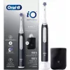 Oral-B iO White Clean Electric Toothbrush, Black/White with Travel Case