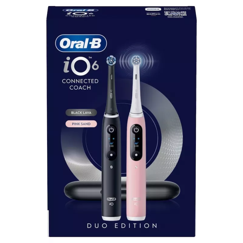 Oral-B PP/141/668532 Electric Toothbrush with 3D Cleaning Action, Timer & Pressure Sensor, Black