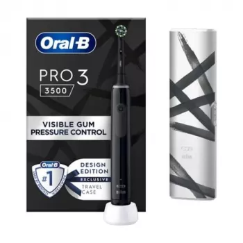 Oral-B Pro 3 3500 Sensitive Clean Electric Toothbrush, Black