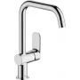 Oras Linea Kitchen Faucet with Pull-Out Spray, Chrome