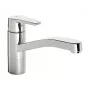 Oras Saga 3930F Kitchen Faucet Chrome Single-Lever High Spout Swivel