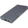 ORICO M.2 NVMe Docking Station with Active PD 100W, HDMI 2.0, Audio, RJ-45, Card Reader - Grey (CDH-9N-GY-BP)