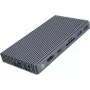 ORICO M.2 NVMe Docking Station with Active PD 100W, HDMI 2.0, Audio, RJ-45, Card Reader - Grey (CDH-9N-GY-BP)