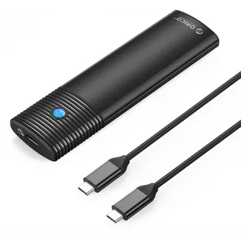 ORICO M.2 NVMe/SATA SSD Enclosure USB 3.1 Gen 2 Type-C 10Gbps Tool-Free Aluminum Black
