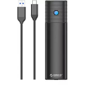 ORICO PWM2-BK-EP M.2 SATA SSD Enclosure USB-C 5Gbps Black