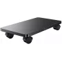 ORICO Mobile CPU Stand for PC Tower – Adjustable, 4 Swivel Wheels, 2 Locking Casters, ABS Plastic, Black (CPB6-BK-BP)