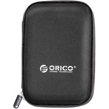 ORICO PHD-25-BK-BP 2.5-Inch Hard Drive Protective Case, EVA Shockproof, Splash-Resistant, Black