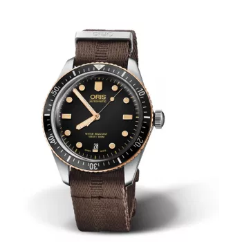 ORIS Aquis Date 43540752030 Men's Automatic Watch 40mm Blue Dial Stainless Steel Bracelet