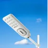 ORLLO 400W Solar LED Street Lamp with 28W Panel, Motion Sensor & Remote, 2713LM, 6500K