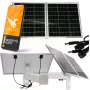 ORLLO SM6030 PRO 60W Portable Solar Panel Charger with 4 Foldable Monocrystalline Panels, USB-C PD 45W, USB-A QC3.0, DC Output for Power Banks, Smartphones, Laptops
