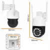 ORLLO TZ11 4K 8MP PTZ IP Camera with Wi-Fi and 4G LTE, Tuya Smart, Pan-Tilt, Outdoor Security