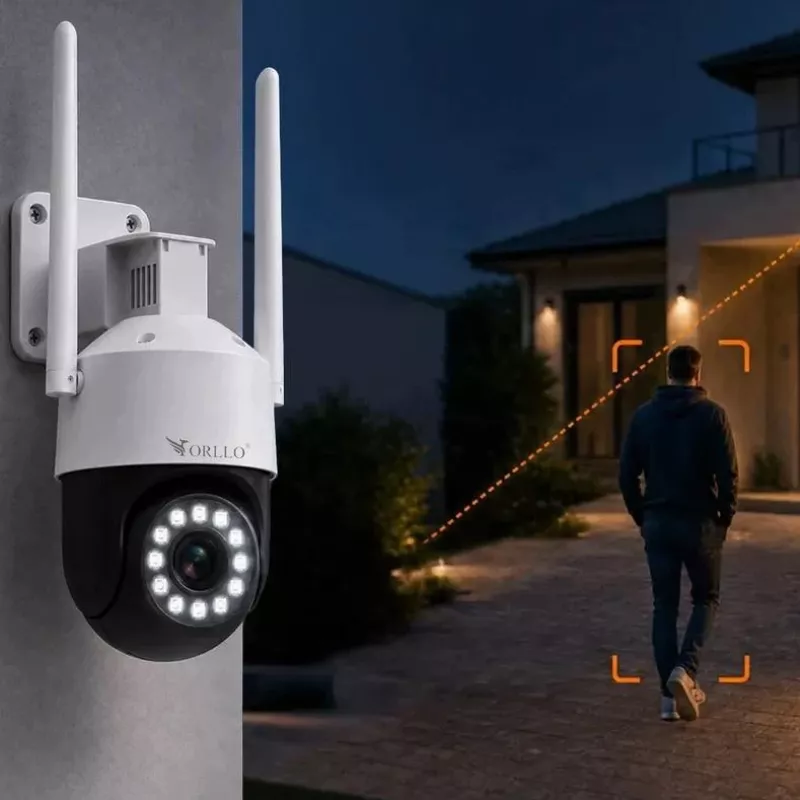ORLLO TZ11 4K 8MP PTZ IP Camera with Wi-Fi and 4G LTE, Tuya Smart, Pan-Tilt, Outdoor Security