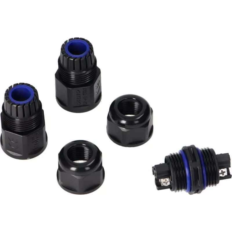 ORNO OR-AE-13601 Straight Cable Joint Connector IP68 3-Pole 4mm² 450V/25A
