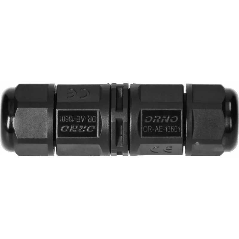 ORNO OR-AE-13601 Straight Cable Joint Connector IP68 3-Pole 4mm² 450V/25A