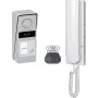 ORNO OR-DOM-RD-937/W Analog Door Phone Kit, 1 Internal Unit, 1 External Panel, White/Silver