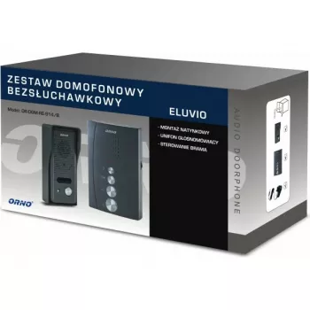 ORNO OR-DOM-RE-914/B Audio Intercom System Black