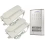 ORNO OR-DOM-RL-903 Wired Video Intercom Kit with 7-Inch LCD Monitor, Aluminum Alloy Outdoor Panel, IR Night Vision, 4-Wire Connection