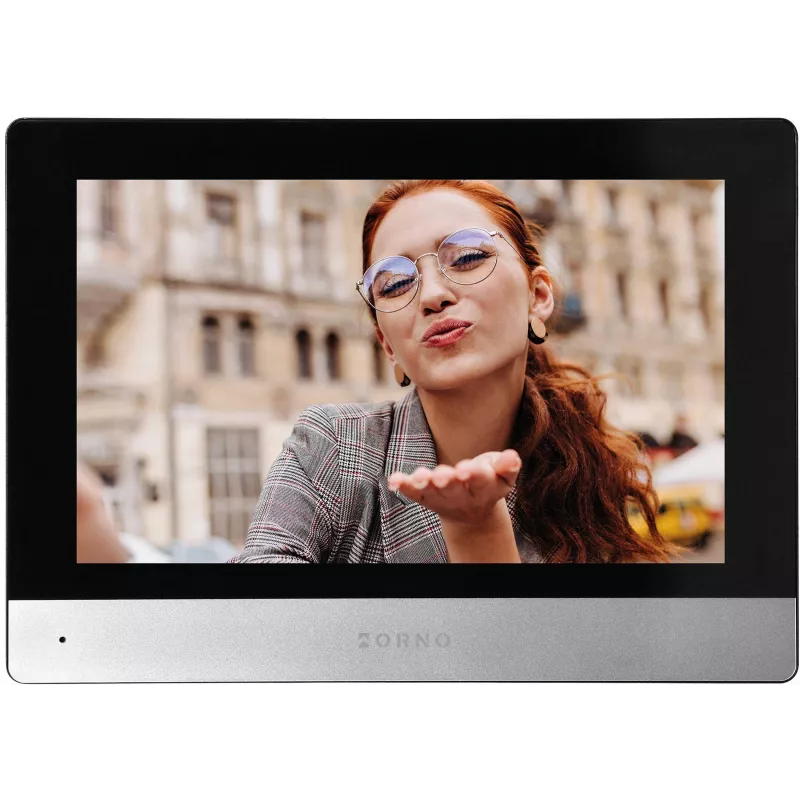 ORNO OR-VID-ME-1056FHD/B 7-Inch Wi-Fi Video Door Phone with Full HD 1080p Outdoor Panel, Black