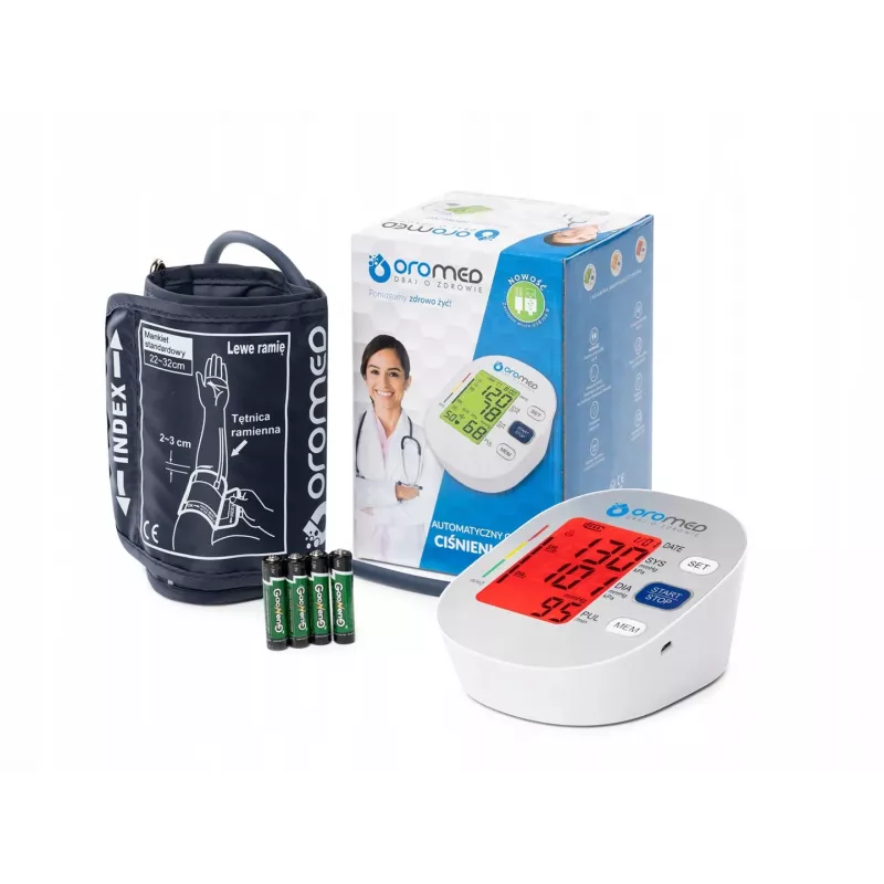ORO ORO-BP 1 Upper Arm Blood Pressure Monitor with Dual User Memory and Arrhythmia Detection