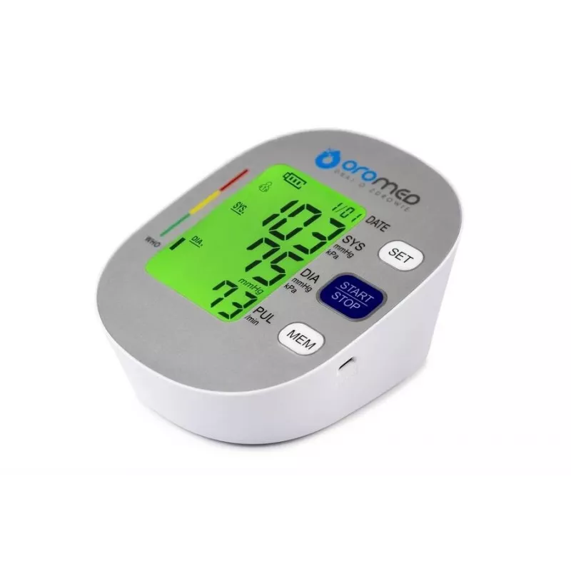 ORO ORO-BP 1 Upper Arm Blood Pressure Monitor with Dual User Memory and Arrhythmia Detection