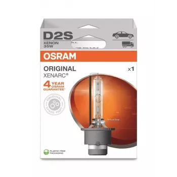 OSRAM D2S Xenarc Original [bl1] EPACK Xenon HID Headlight Bulb, 35W, 4300K, PK32d-2