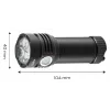 OSRAM P9 LED USB Rechargeable Flashlight 3300 lm Black