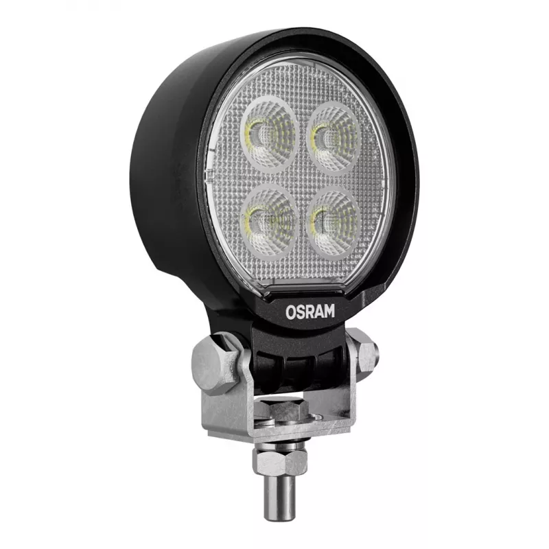Osram ROUND WL VX80-WD LED Work Light, 10W, 12/24V, 800lm, 6000K, Wide Beam, IP67, ECE R10, DT Connector, 80mm