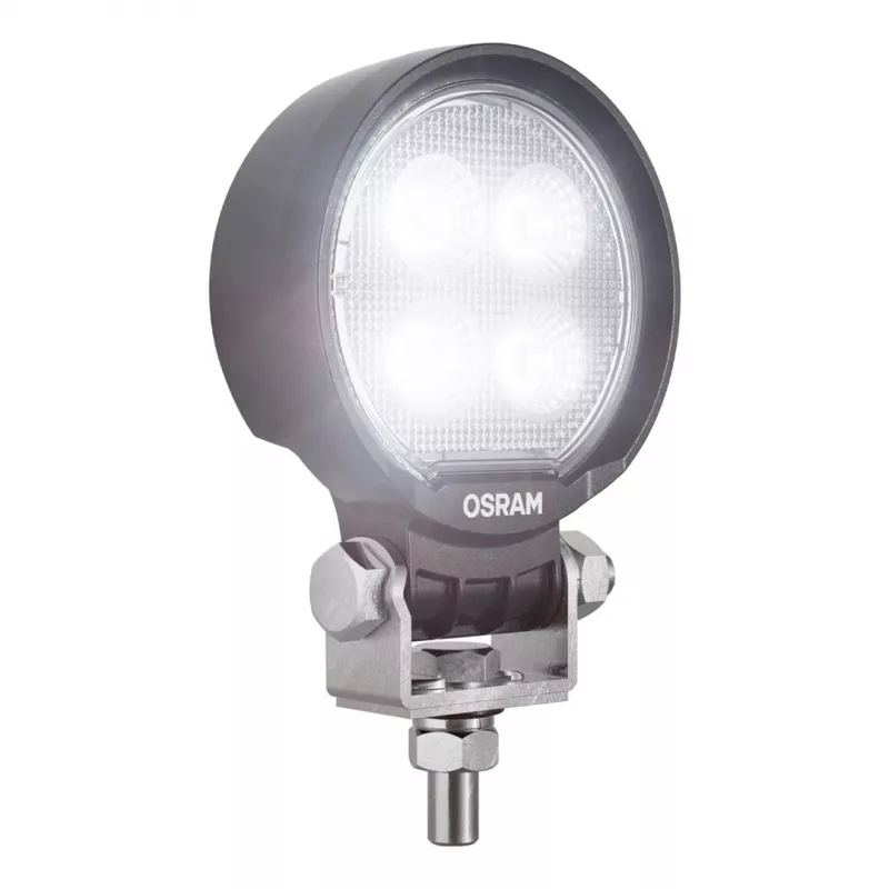 Osram ROUND WL VX80-WD LED Work Light, 10W, 12/24V, 800lm, 6000K, Wide Beam, IP67, ECE R10, DT Connector, 80mm