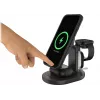 OtterBox 3-in-1 MagSafe Wireless Charging Station - Radiant Night (Black) - 7.5W iPhone, AirPods, Apple Watch